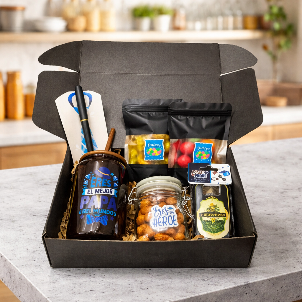 CAJA CON ESTILO CORBATA